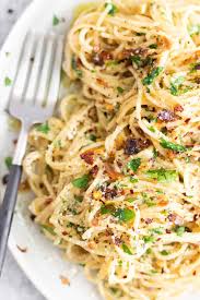 garlic pasta vegan spaghetti aglio e
