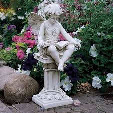 fibre man fiber garden statue for