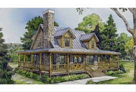 Country Style House Plan 3 Beds 2