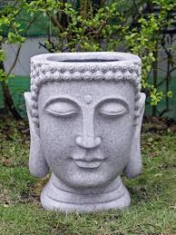 Enigma Buddha Head Planter Monkton