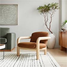 modern living room chairs west elm