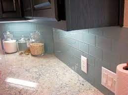 Ocean Glass Subway Tile Glass