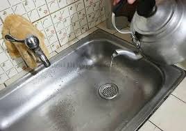 clean gunk out of bathroom sink drain