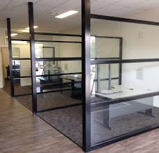 Interior or exterior wall structure made out of glass, with framing or … Image Result For Offices With Glass Walls Office Partition Glass Partition Wall Glass Office Partitions