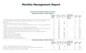 Monthly Report Template Performance Ppt What Is Status