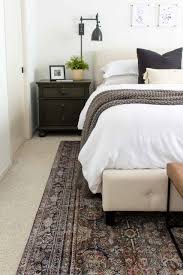 bedroom rug size and placement guide