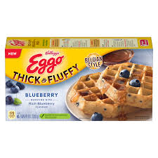 eggo thick fluffy blueberry waffles