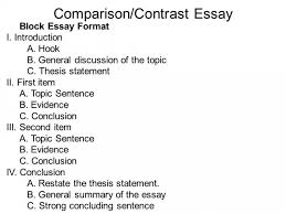 resume templates thesis for compare contrast comparison essay comparison essay outline example 005 thesis for compare contrast
