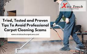 professional carpet cleaning scams