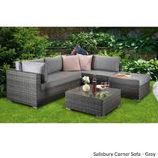 Salisbury Rattan Corner Sofa With