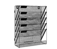 5 Tiers Hanging Wall File Organizer
