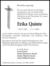 Quinte synonyms, quinte pronunciation, quinte translation, english dictionary definition of quinte. Traueranzeigen Von Erika Quinte Lr Online Trauer De