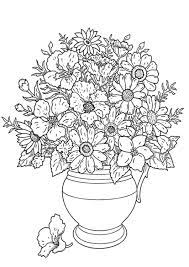 Rose, tulipani, margherite e molti altri. Disegno Da Colorare Mazzo Di Fiori Disegni Da Colorare E Stampare Gratis Imm 19137