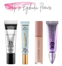 10 eyeshadow primers that have received