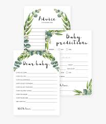 Create your own printable & online new baby congratulations cards & baby shower cards. Baby Shower Game Printables Free Printable Baby Shower Prediction Free Transparent Clipart Clipartkey