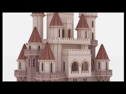 Fantasy Castle Doll House Laser Cutting