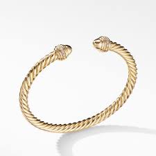 david yurman cable bracelet in 18k gold