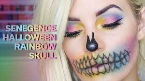 halloween makeup tutorial rainbow