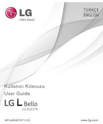 LG BELLO -D331TR USER MANUAL Pdf Download