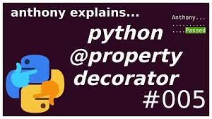 the python property decorator
