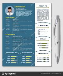 Resume And Cv Template With Nice Minimalist Design And
