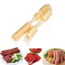 1roll Food Grade Casings For Sausage Salami Wide Shell For Sausage Maker Machine Hot Dog Plastic Casing Inedible Casings