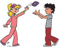 throw a bean bag - Clip Art Library