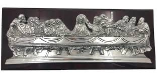 Decorative Pewter Last Supper Wall