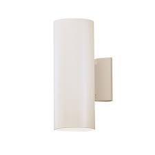Kichler Cans And Bullets White Up Down Wall Sconce 9244wh Bellacor