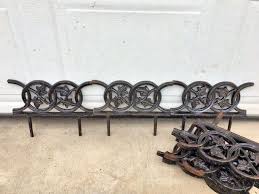 Vintage Cast Iron Lawn Garden Fence