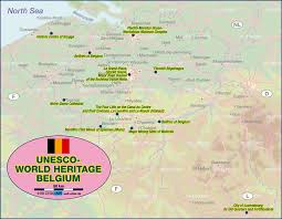 Create your own custom map of belgium's municipalities. Map Of Unesco World Heritage Belgium Country Welt Atlas De