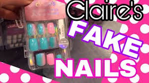 ping at claire s for fake nails
