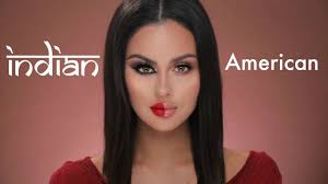american vs indian makeup tutorial