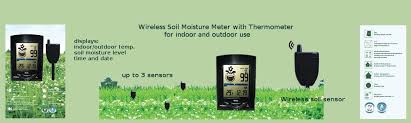 Measure Soil Moisture Level Of Houseplants And Outdoor