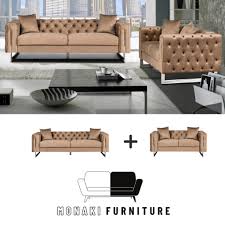 the fenzi hand crafted sofa set velvet