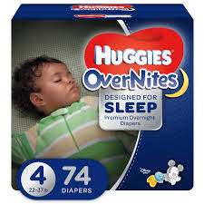 Huggies Overnites Diapers Size 4 74 Ct Walmart Com
