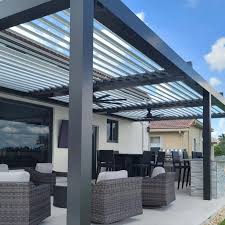 Smart Patio Cover Motorized Louvered