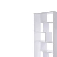 wooden rectangular cube bookcase
