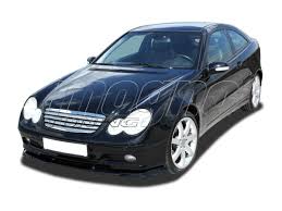This is the first merc,. Mercedes C Class W203 Coupe V2 Front Bumper Extension