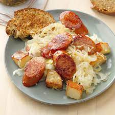 sausage and sauer recipe how to
