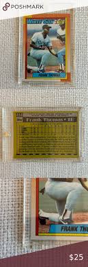 Check spelling or type a new query. Sold Frank Thomas 1990 Topps Rookie Card Protective Cases Frank Thomas Cards