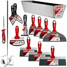 level5 full set drywall taping tools w