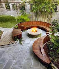 Fire Pit Landscaping Backyard Patio