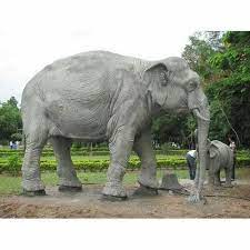 Cement Elephant Statue For Exterior Decor