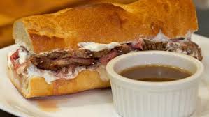 french dip steak sandwiches with