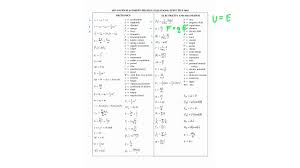 ap physics 2 equation sheet first