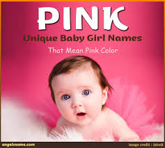 baby names that mean pink color