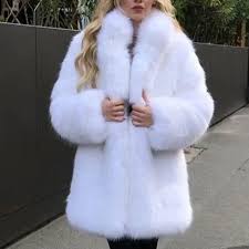 Oversized Faux Fur Coat Winter Fluffy