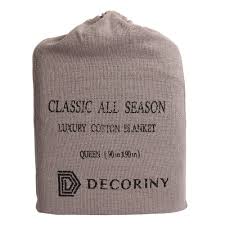 Shop Classic All Seasons Super Soft Lightweight Cotton Blanket On Sale Overstock 14694359