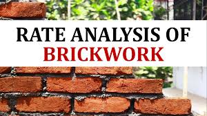 Our brick layers just finished our house. Rate Analysis Of Brickwork We Civil Engineers